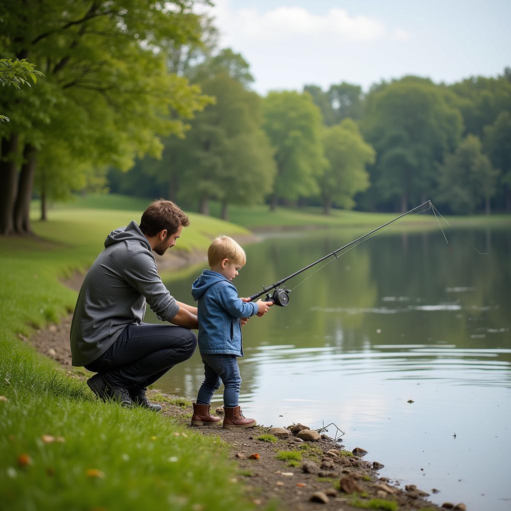 Fishing with a Child