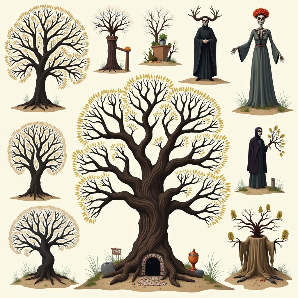 Tree of the Dead: Forms and Symbolism