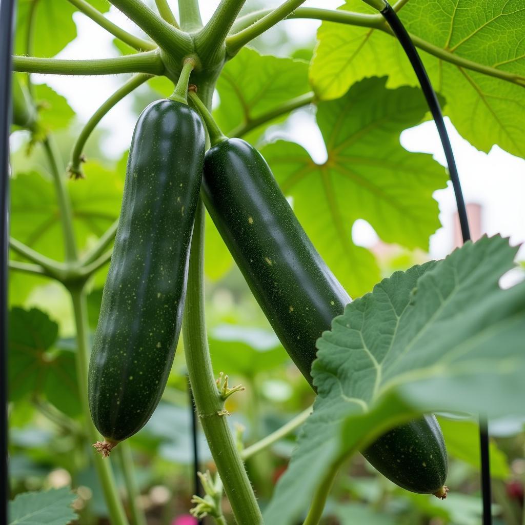 Caring for Giant Cucumber Plants