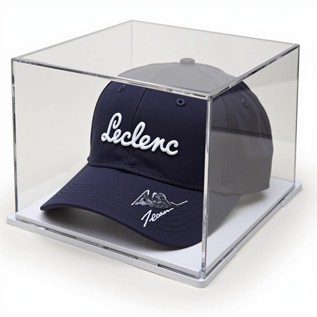 Charles Leclerc Signed Cap Display Case