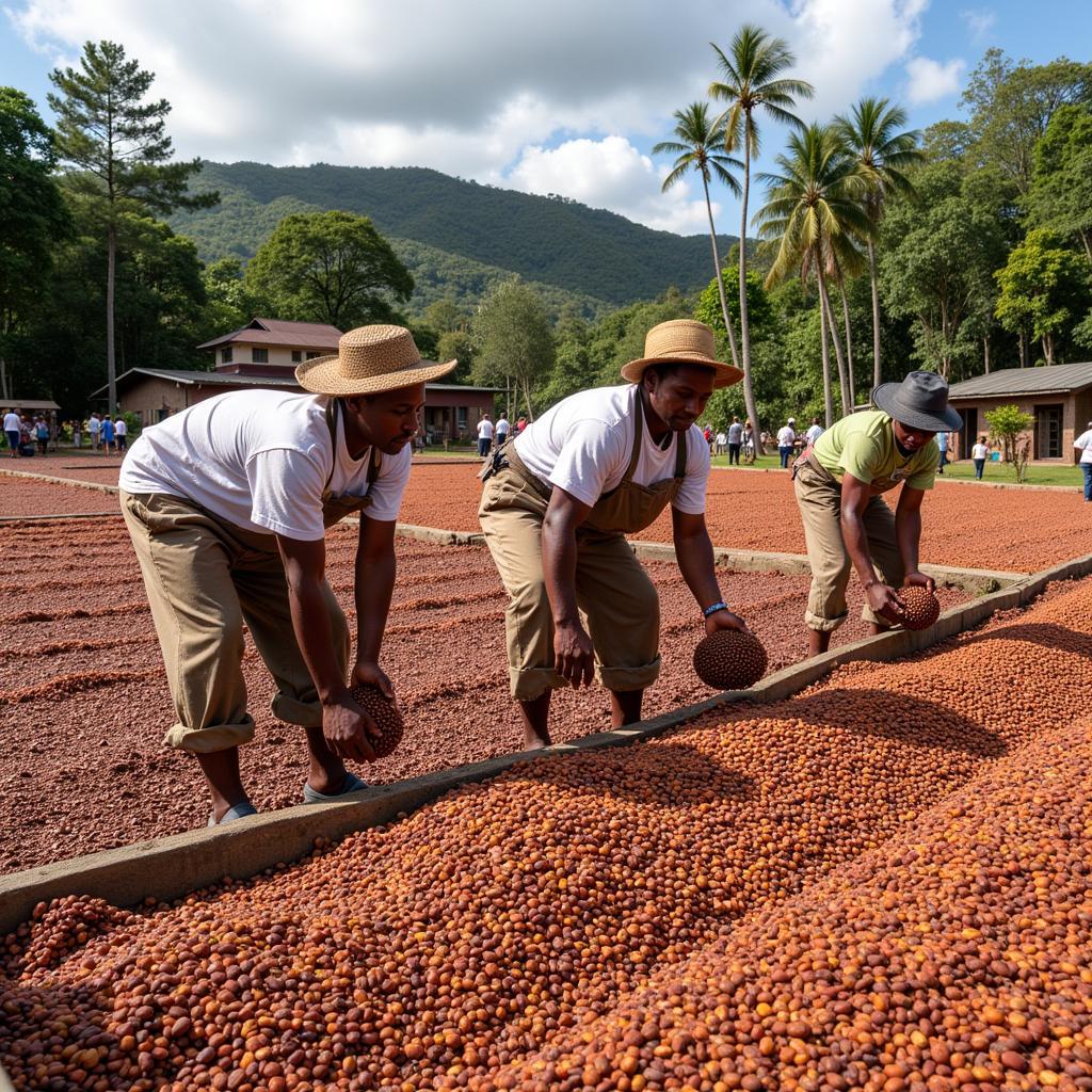 Quy Trình Chế Biến Cacao Sao Tome