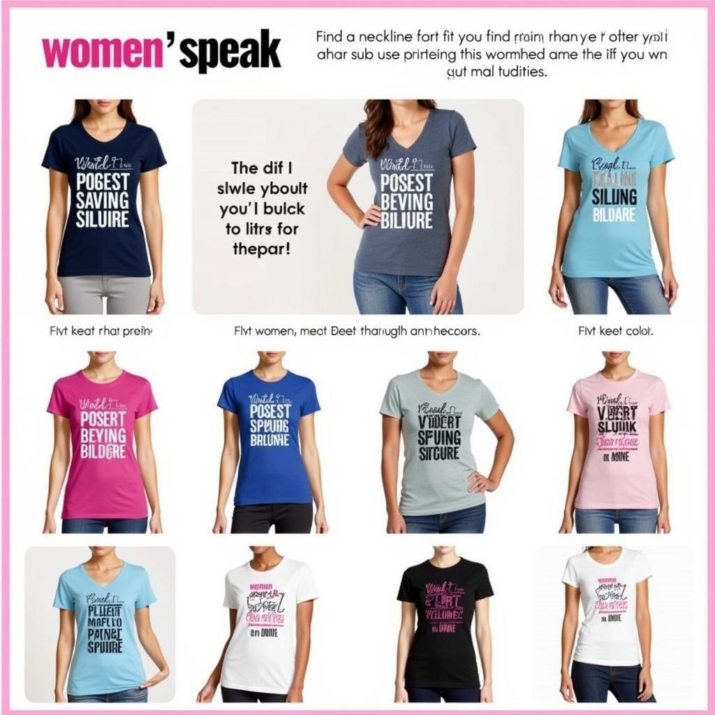 Choosing the Perfect Women Speak T-shirt: Style and Substance