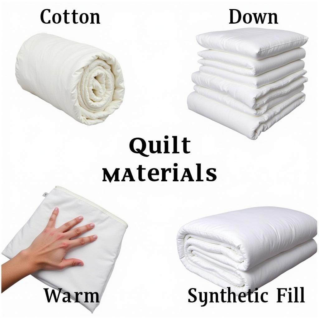 Chọn chất liệu chăn cho quilt comfort.com