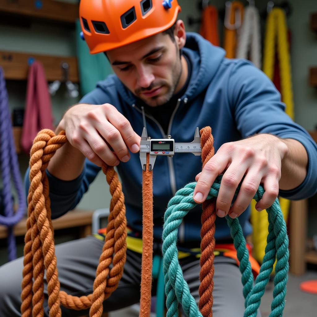 Choosing the Right Diameter for a 300 ft Climbing Rope