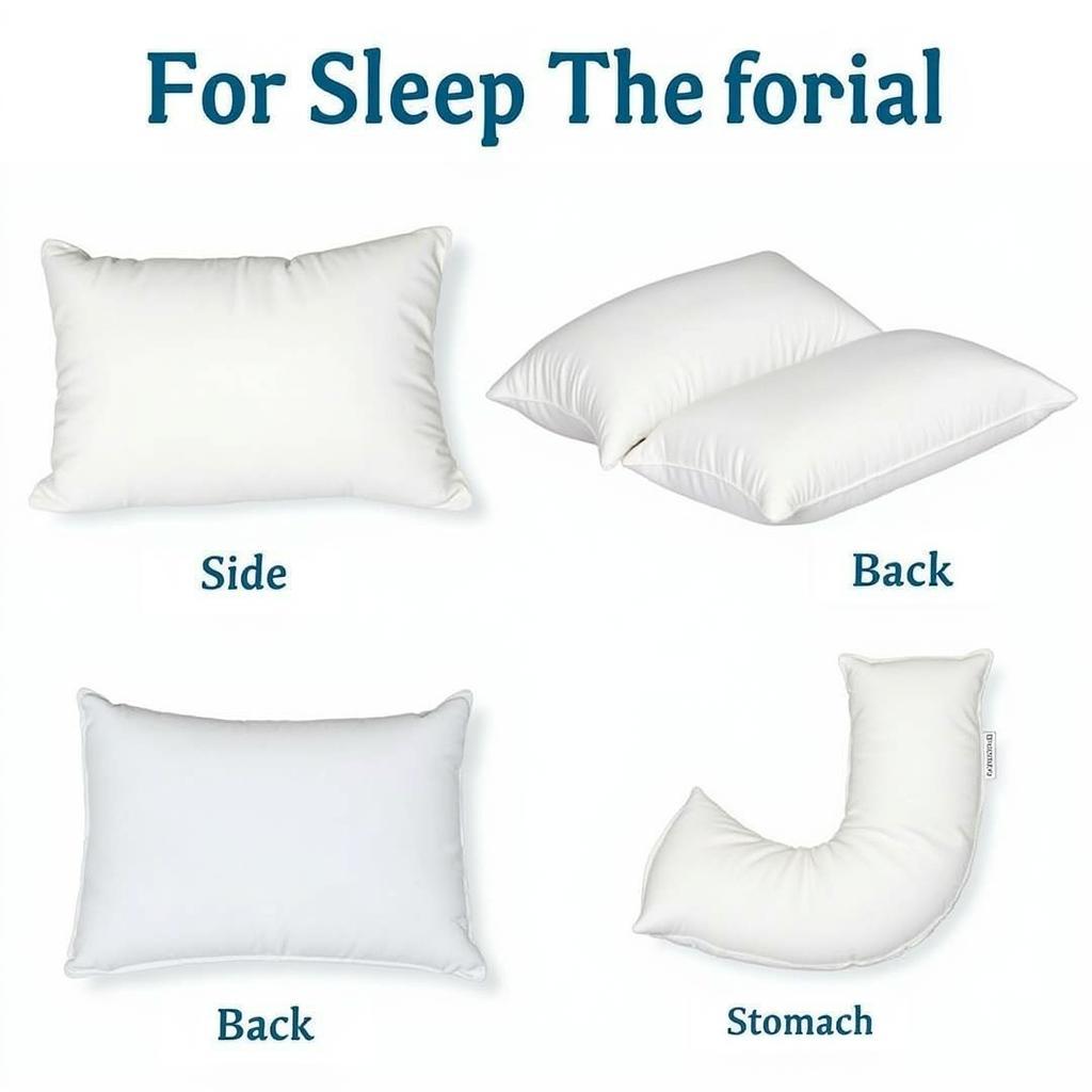 Choosing the right pillow for your sleeping posture