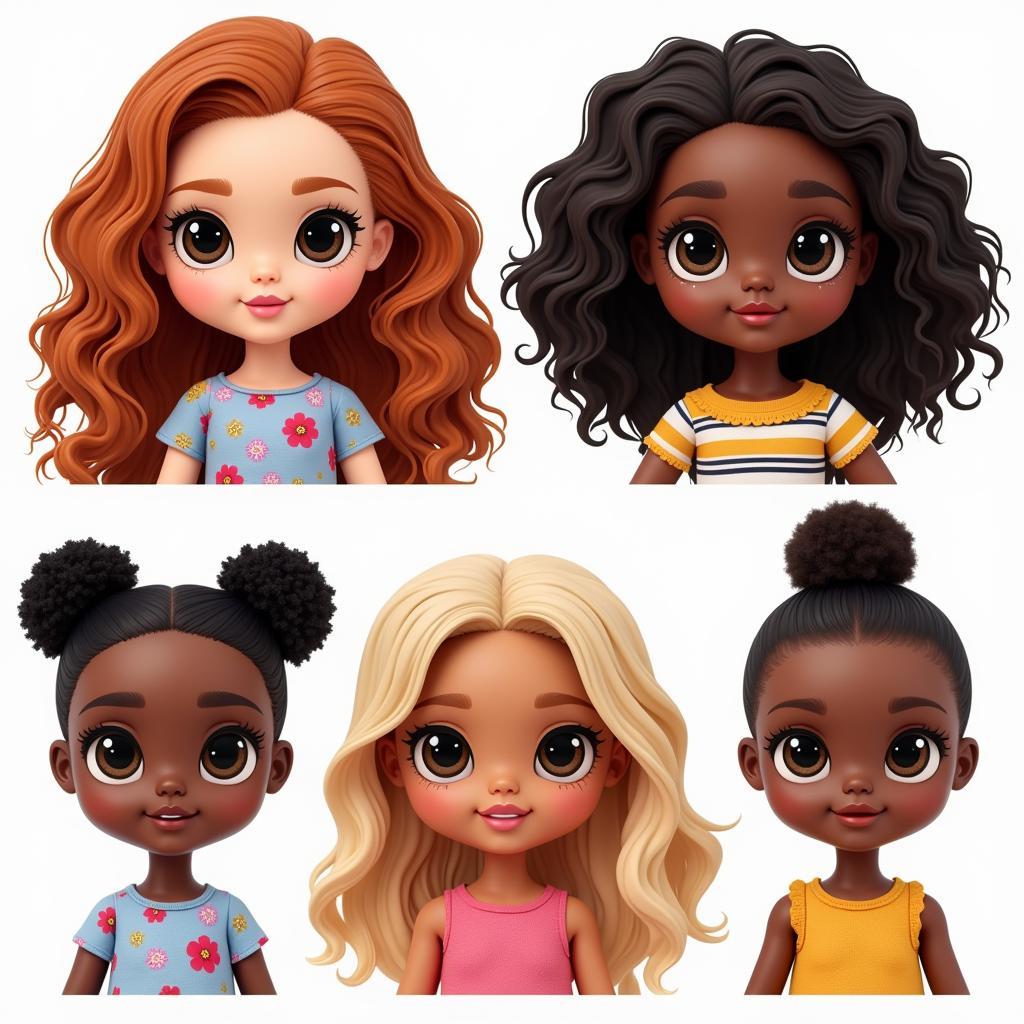 Cissy Dolls in Various Ethnicities