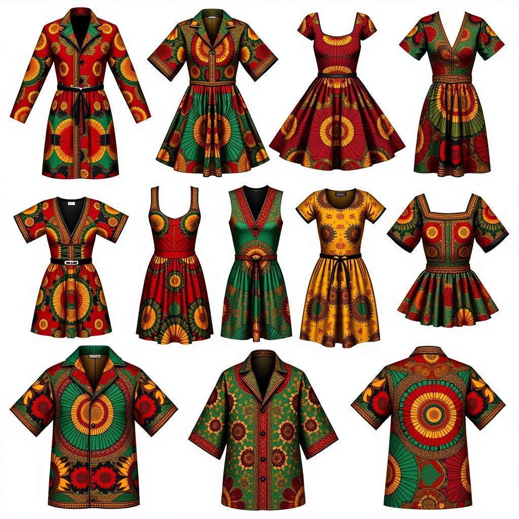 Colorful African Attire for Birthday