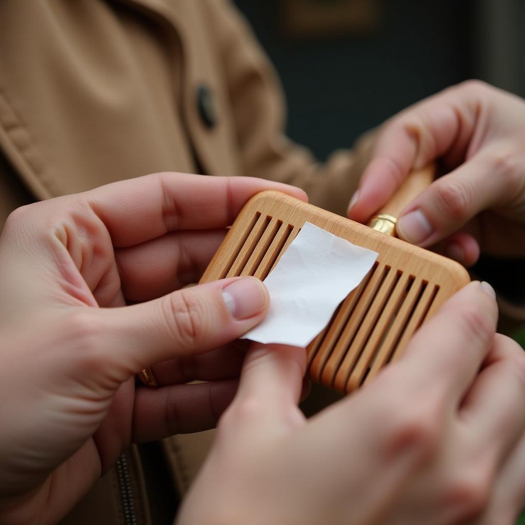 Comb and Stick as a Musical Instrument