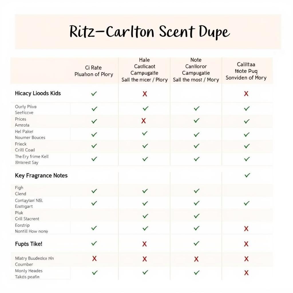 Comparing Ritz-Carlton Scent Dupes