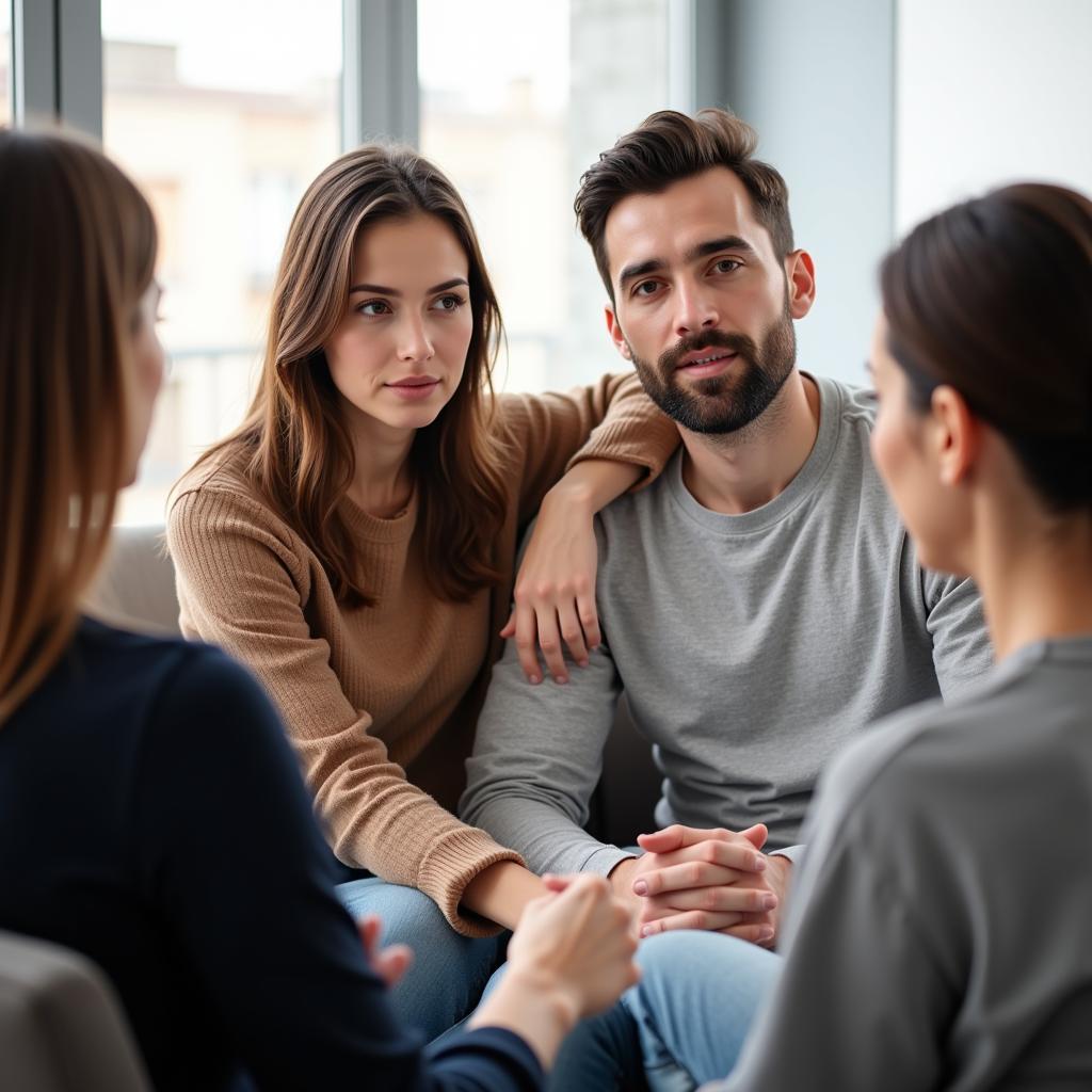 Couple in Therapy Session