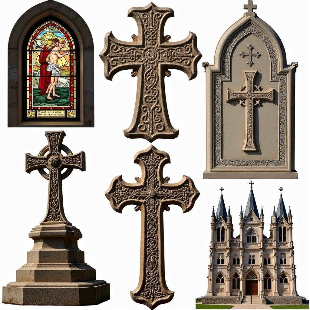 Crosses in Architecture and Art