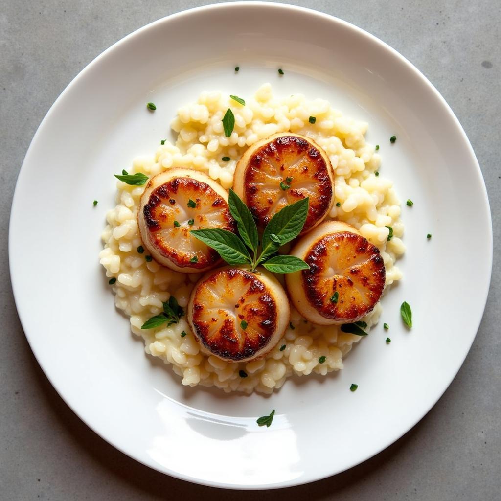 Daphne East Lunch Menu Pan-Seared Scallops