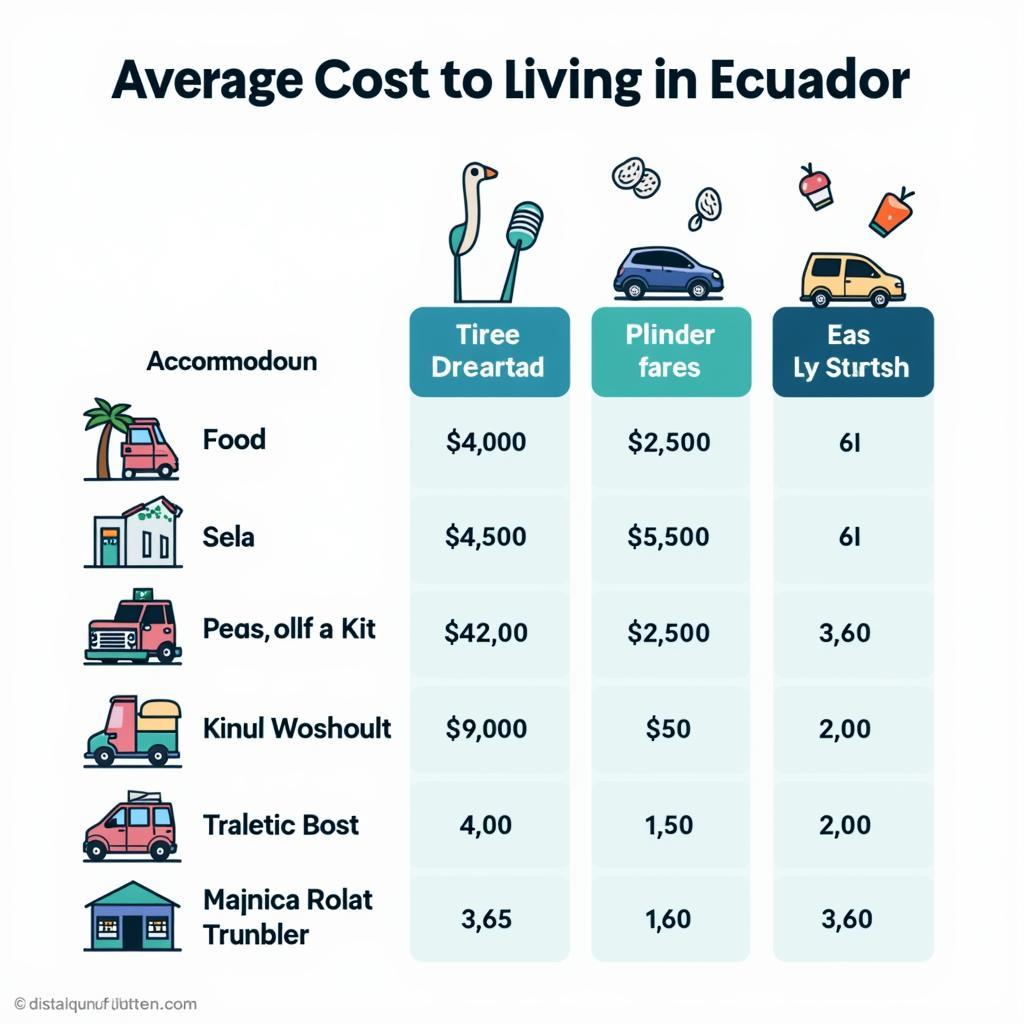 Chi Phí Sinh Hoạt Tại Ecuador