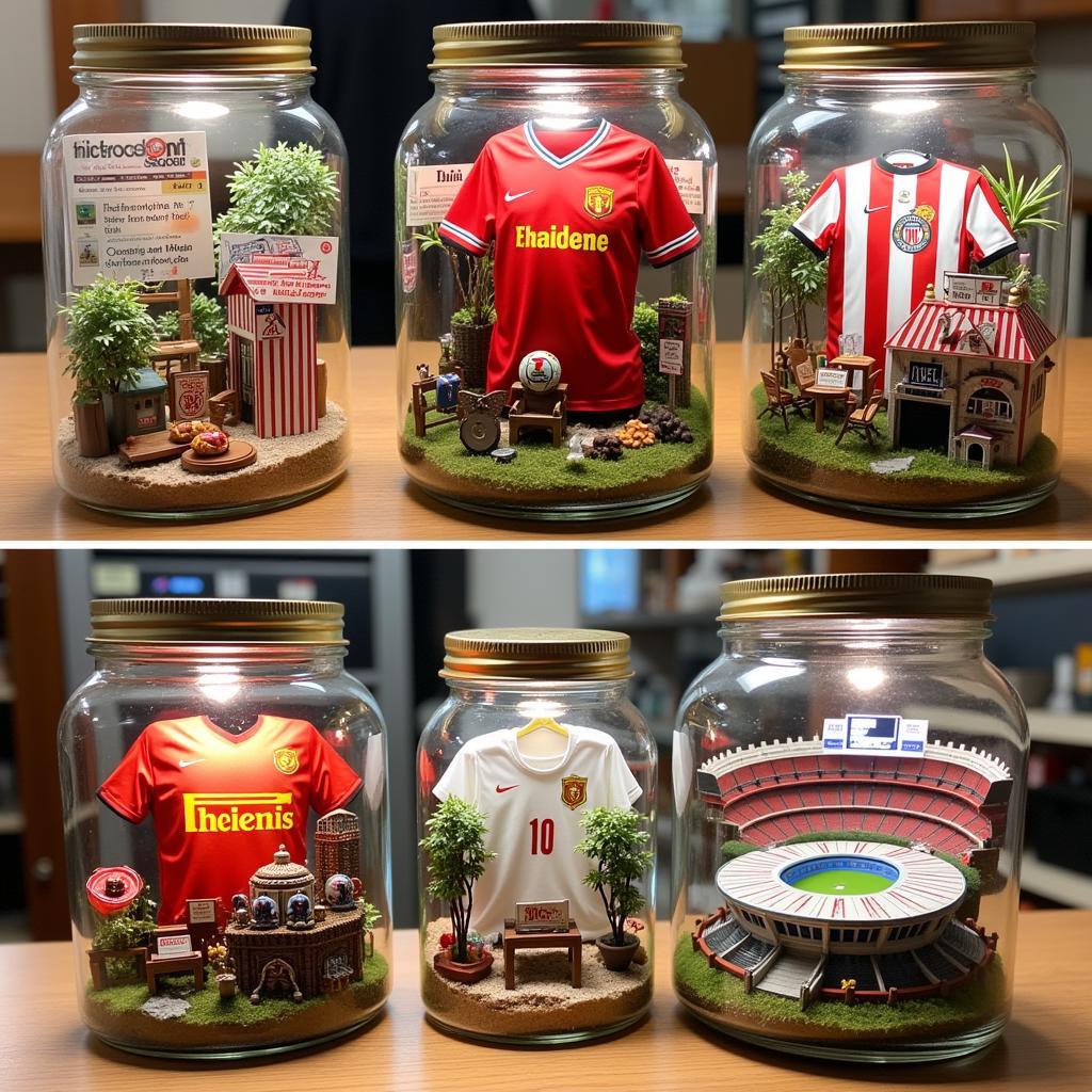 Jar Display Ideas for "Đội Bóng Đá" Fans