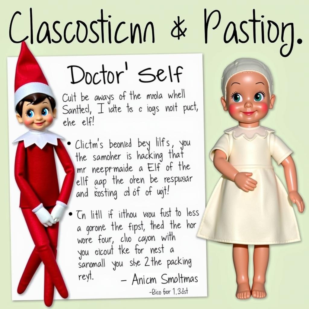 Elf on the Shelf Doctor's Note Example