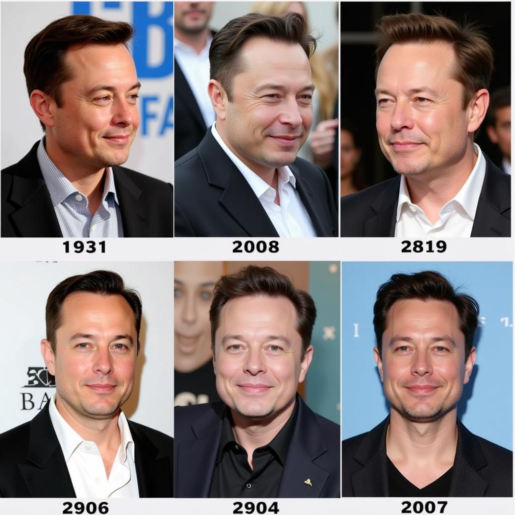 Elon Musk Hairline Transformation Over the Years