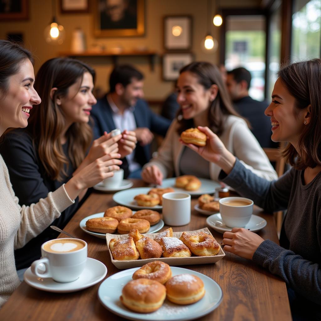 Enjoying Factura Pastry in Argentina