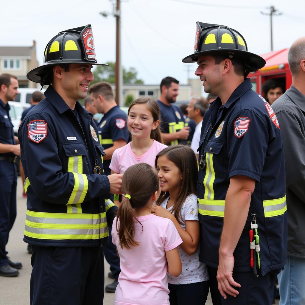 Fireman's Week Ocean City Community Interaction