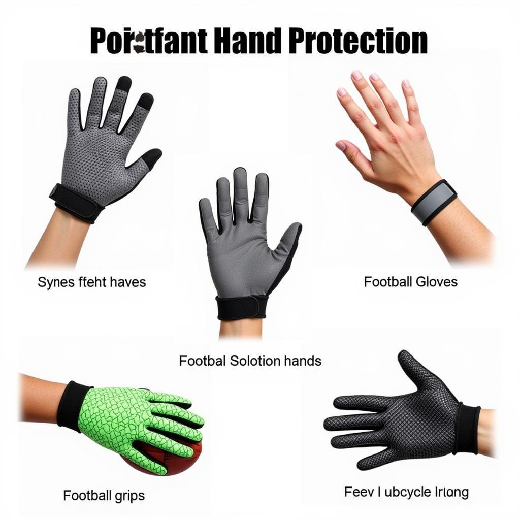 Protective Gloves for Football Players