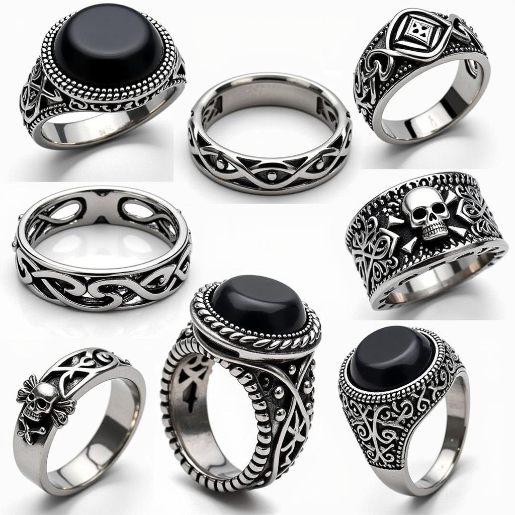 Gothic Promise Ring Designs