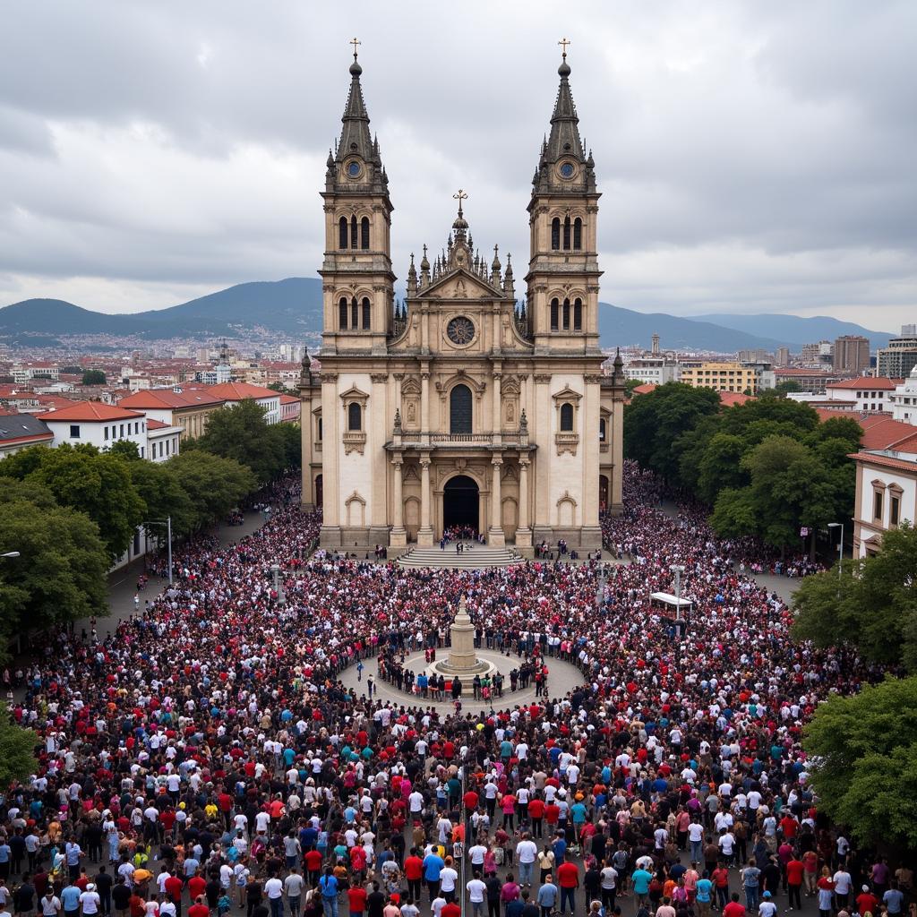 Hành hương đến Basilica Guadalupe