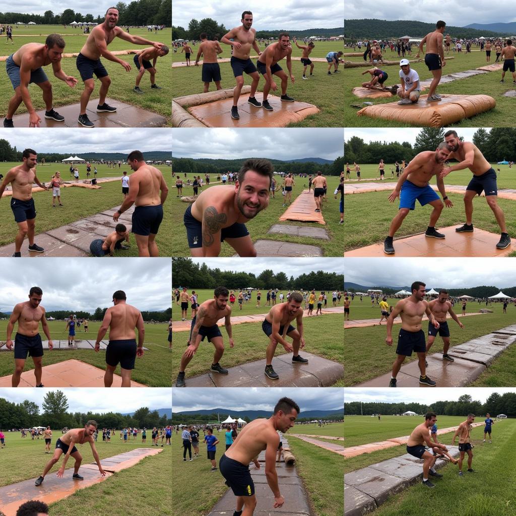 Highlights of Barbarian Challenge 2024: Participants Overcoming Obstacles