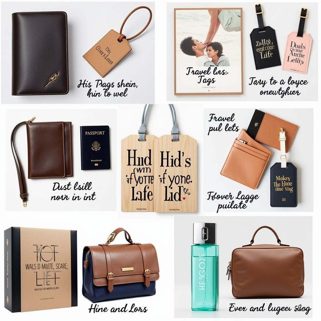 His and Hers Luggage Tags Gift Ideas