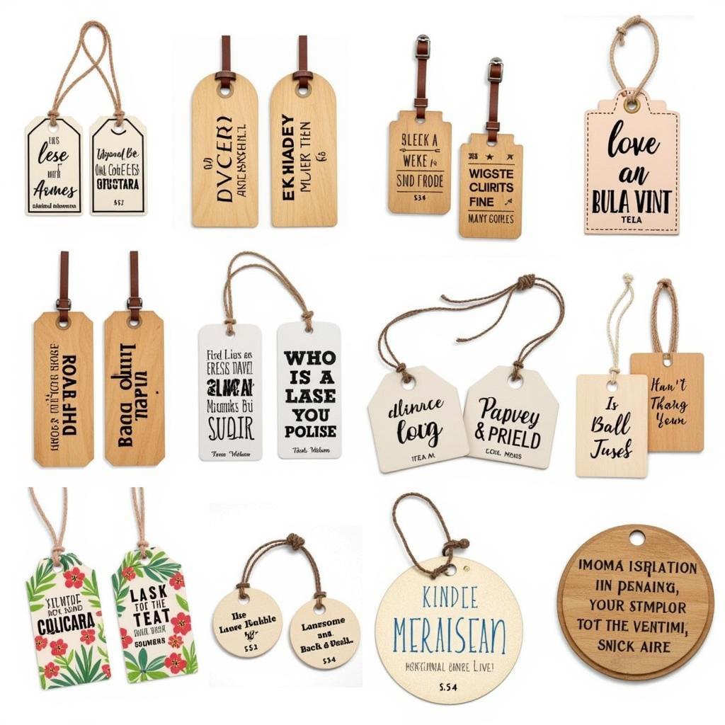 Personalized His and Hers Luggage Tags