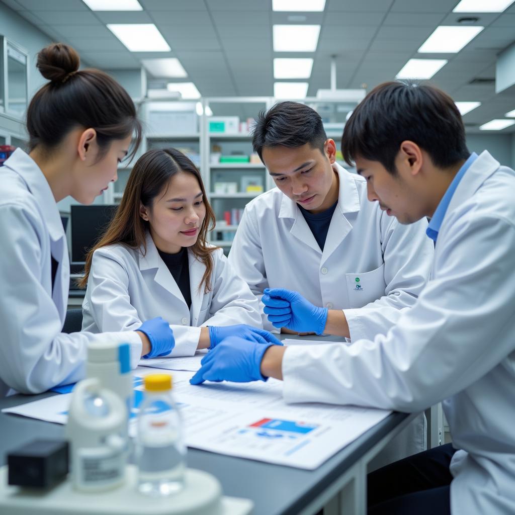 International Collaboration in Asian Laboratories