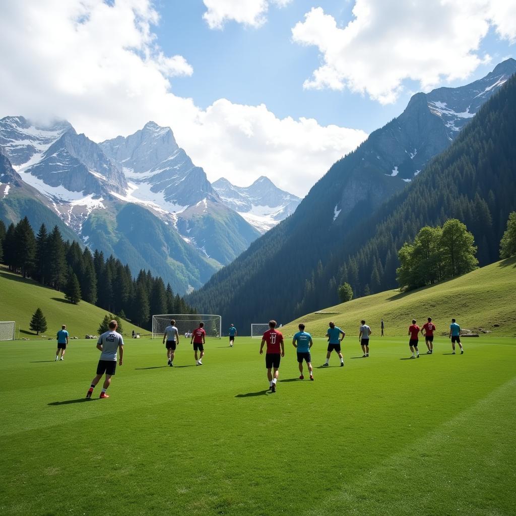 Italy Backdrop: Training Camp in the Italian Alps