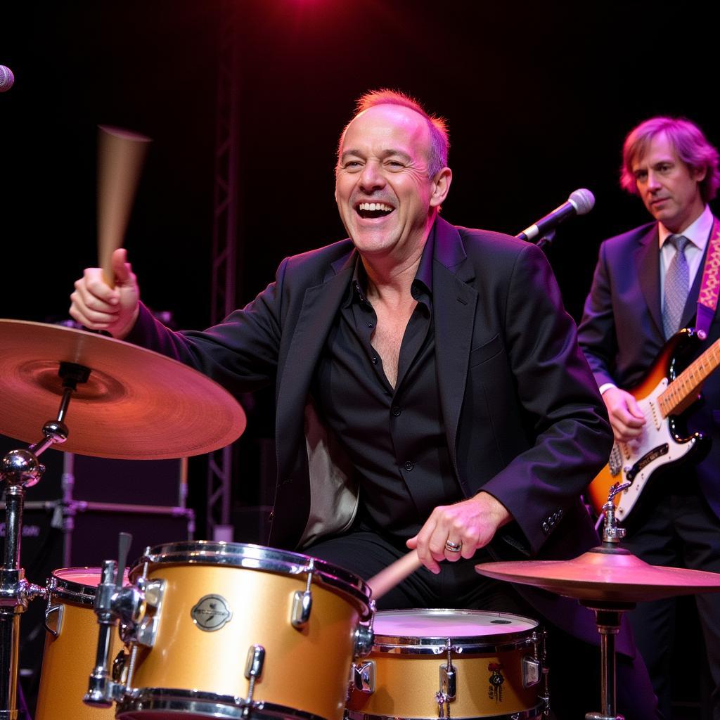 John Bradbury drumming with The Specials