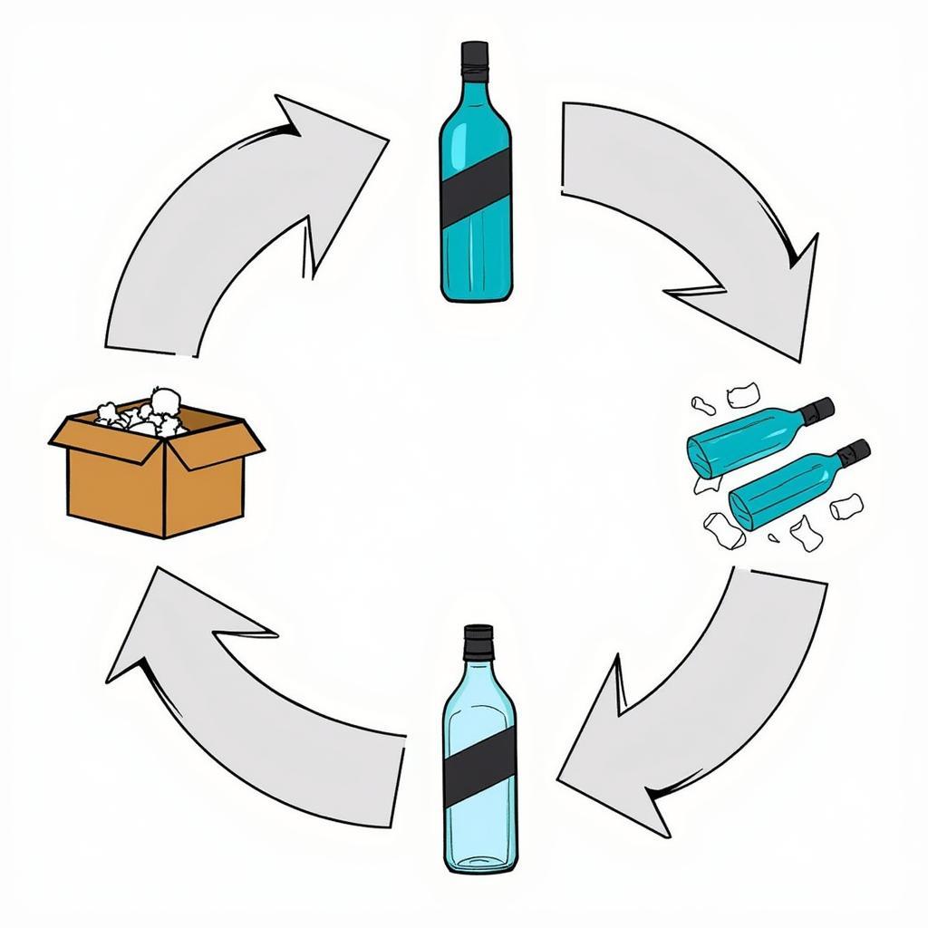 Johnnie Walker Plastic Bottle Recycling Process