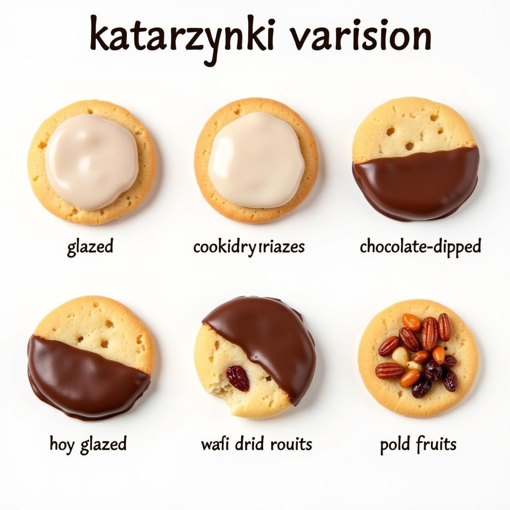 Variations of Katarzynki Cookies