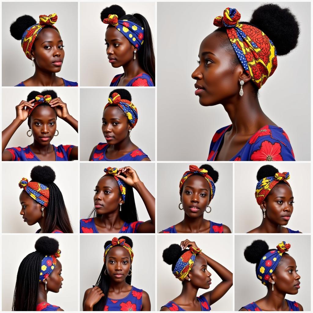 Kente Head Scarf: Modern Styles