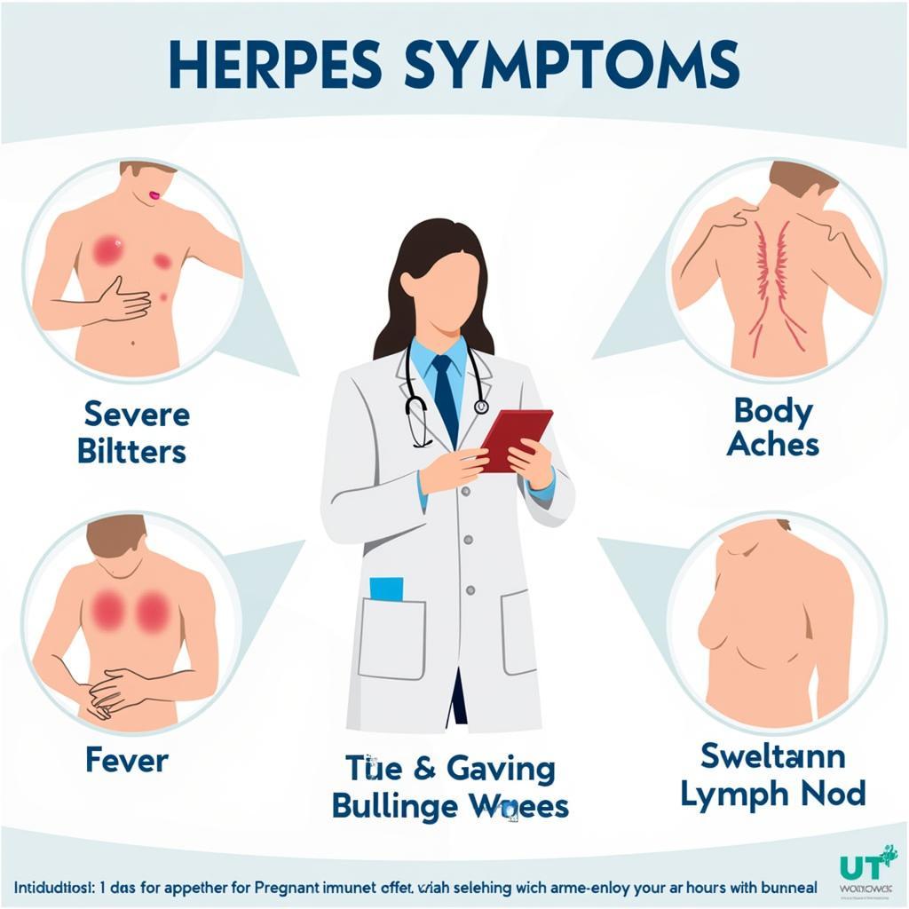 Khi nào cần gặp bác sĩ về Herpes