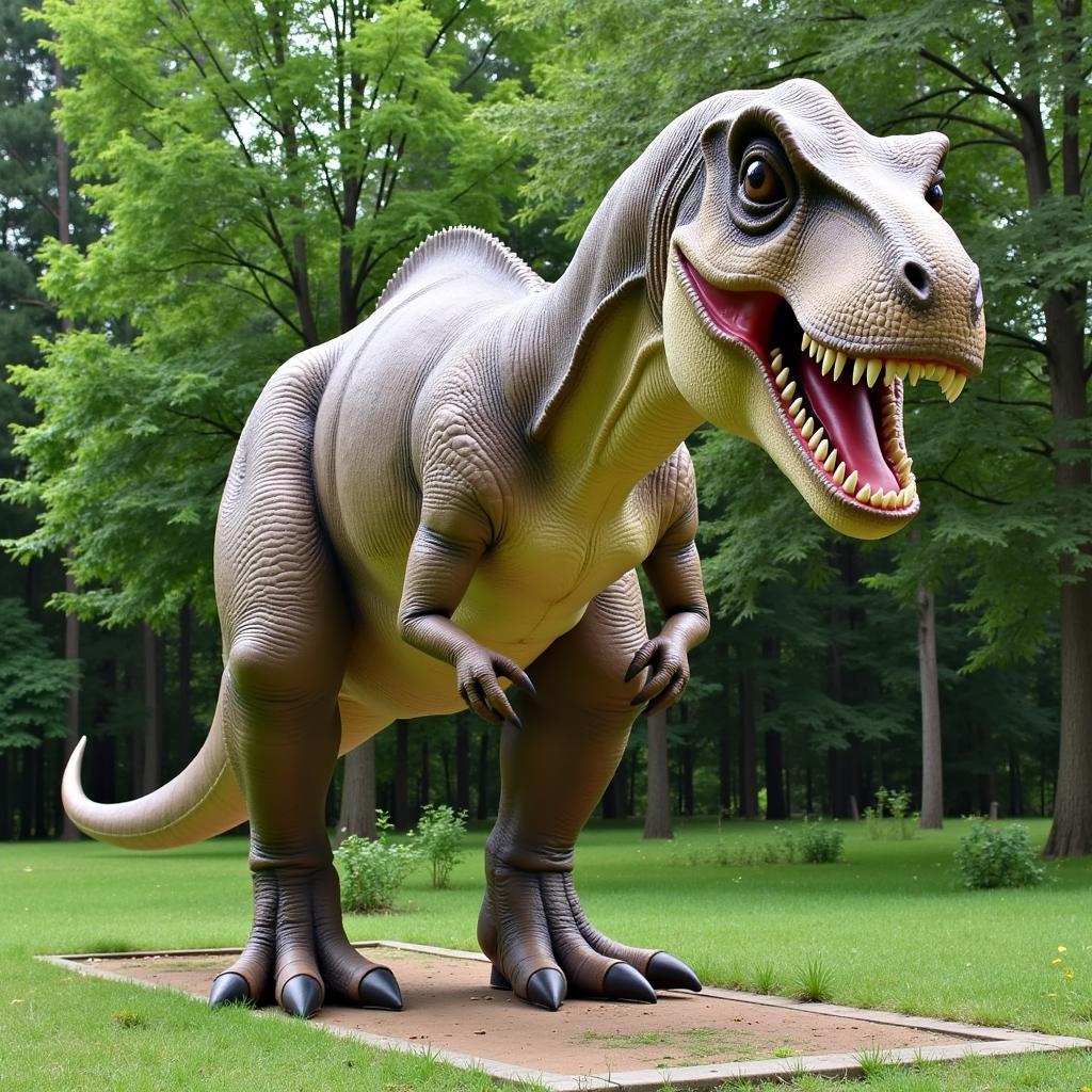 Mô hình khủng long Tyrannosaurus Rex kích thước thật