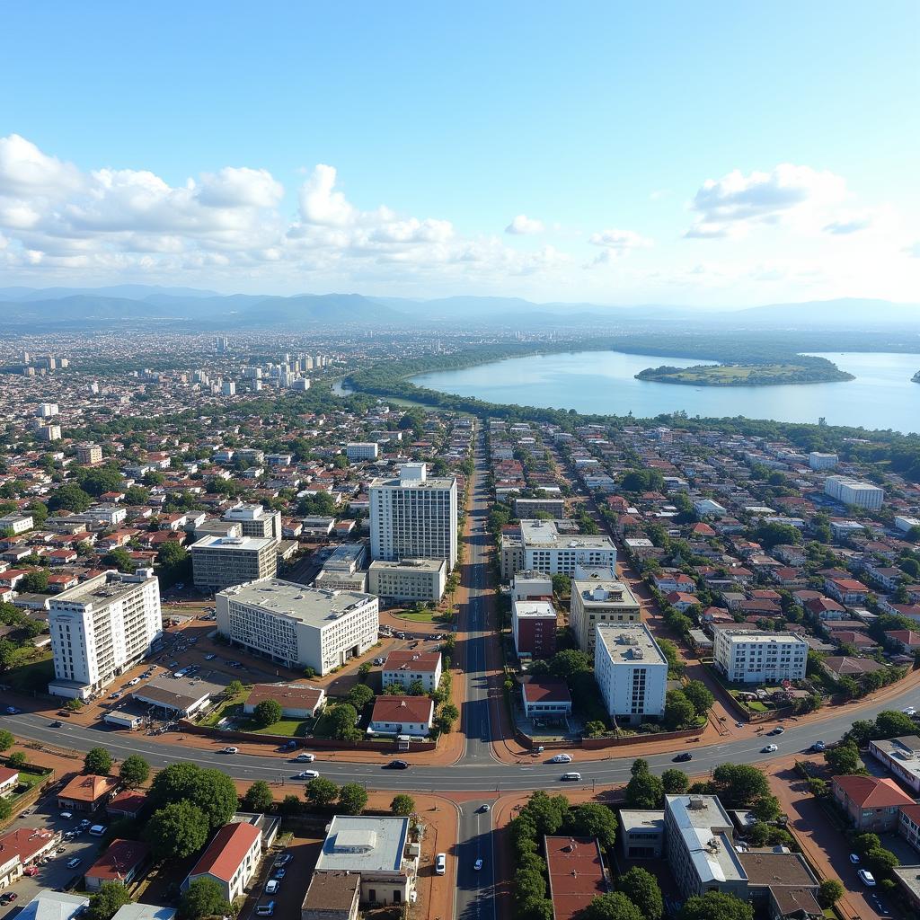 Toàn cảnh thành phố Kisumu