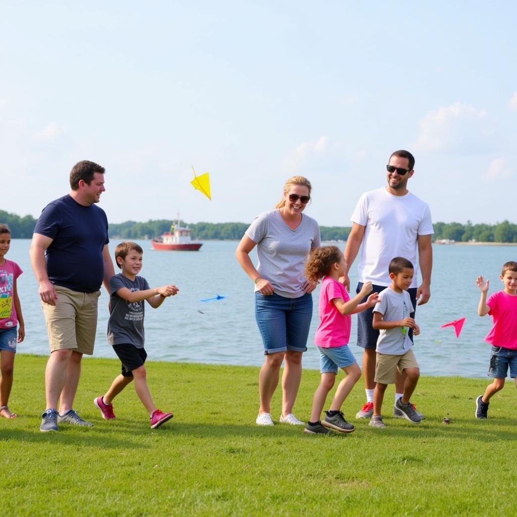 Families Enjoying Kite Festival Cleveland