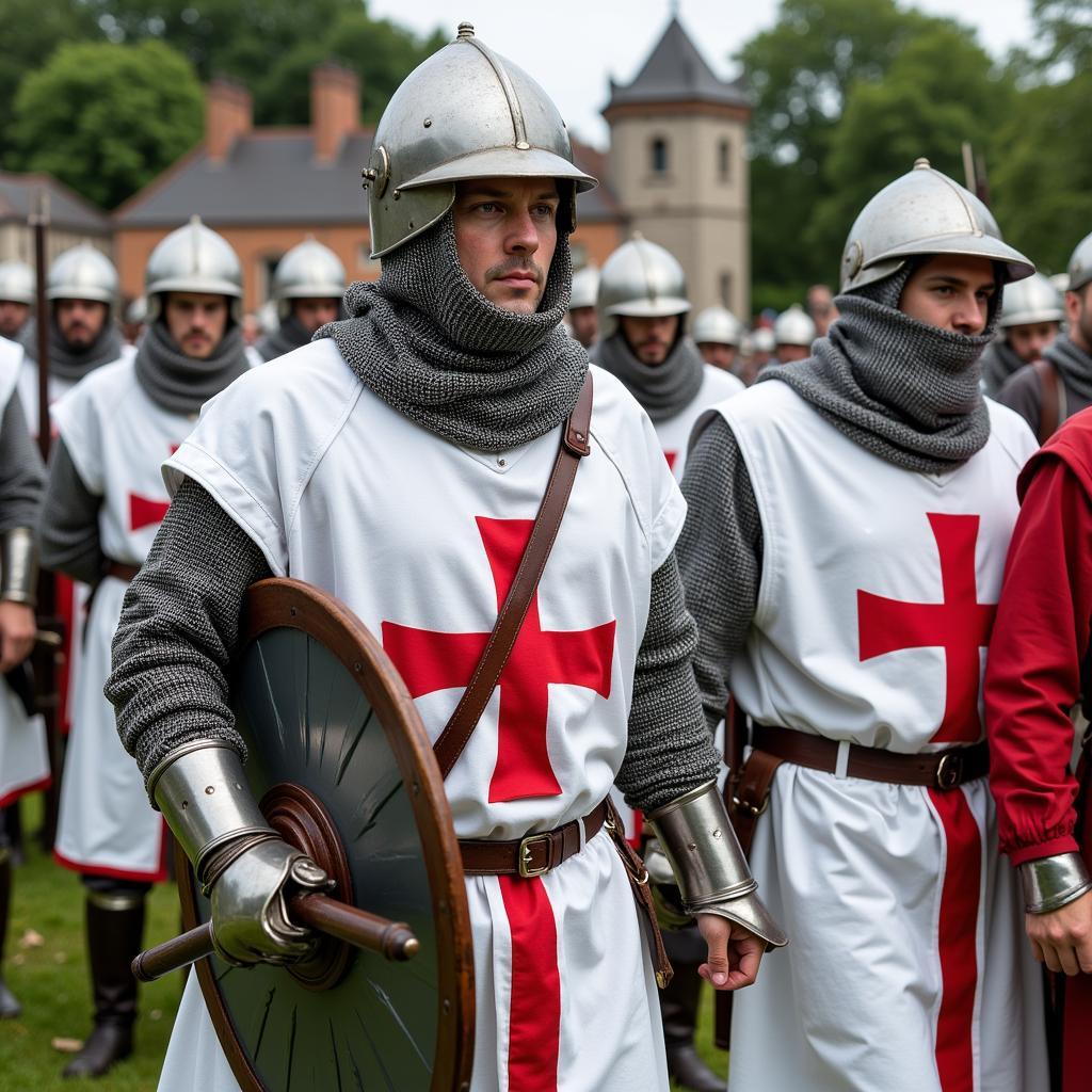 Knights Templar reenactment