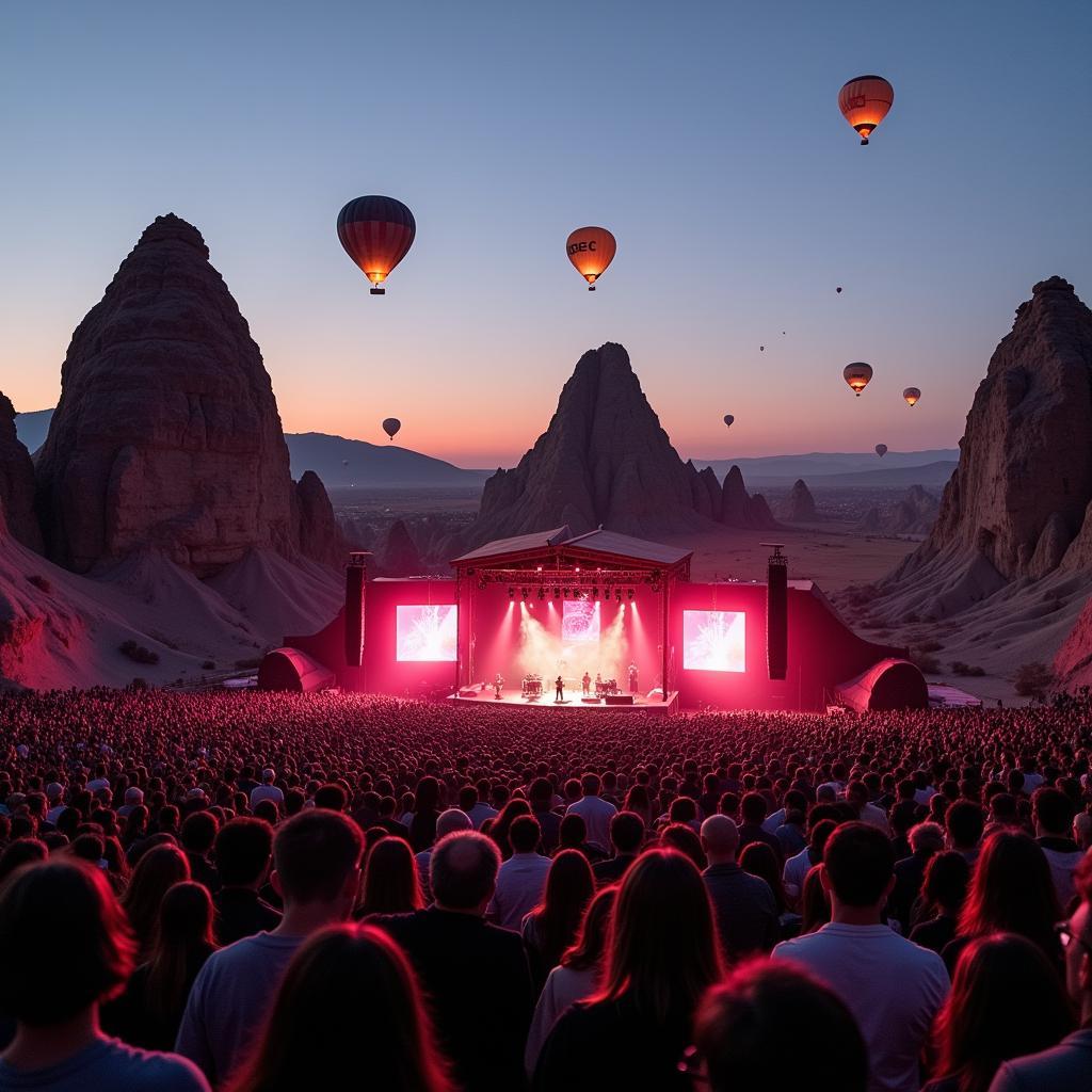 Audience enjoying the Cappadocia Music Festival 2024