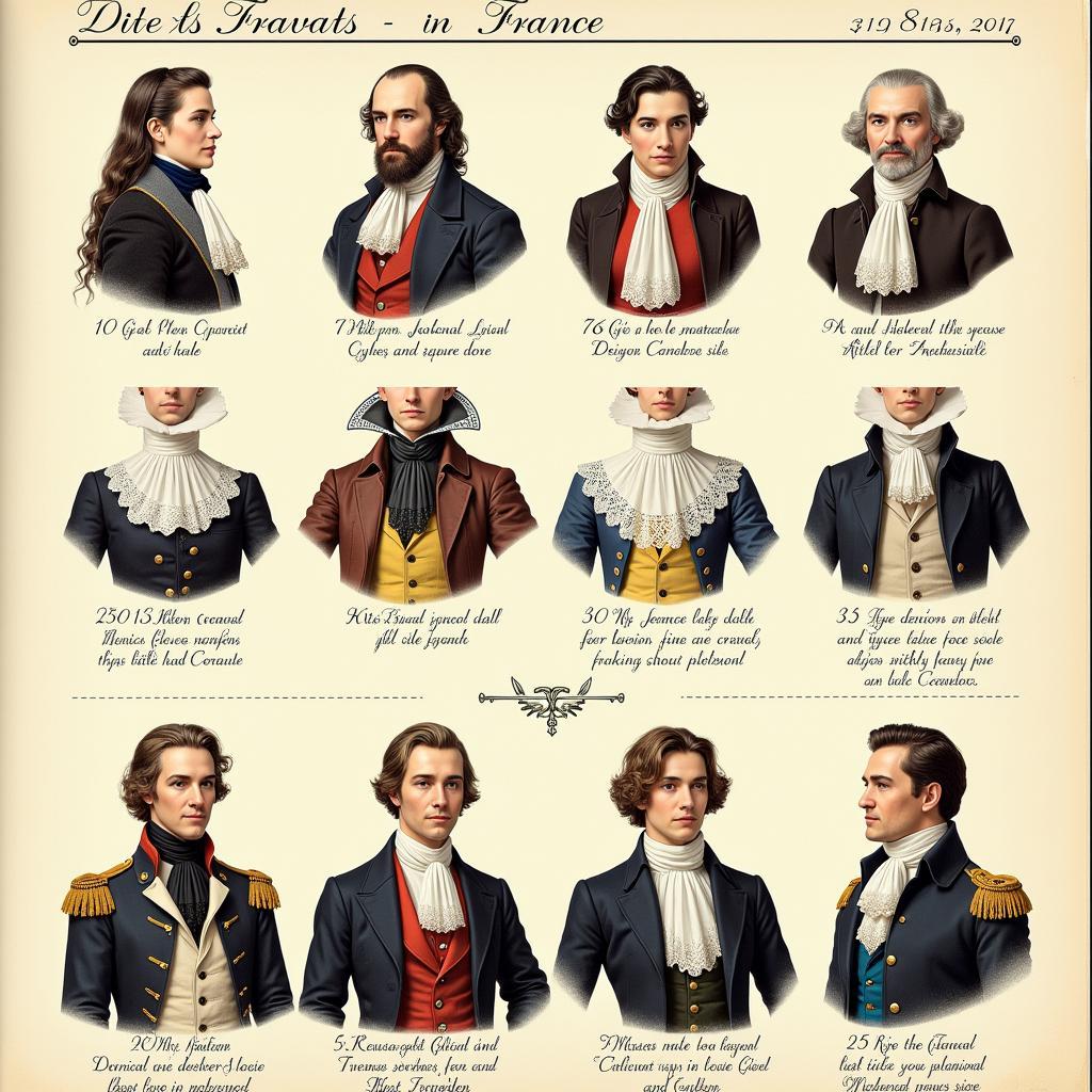 A historical journey of French cravats