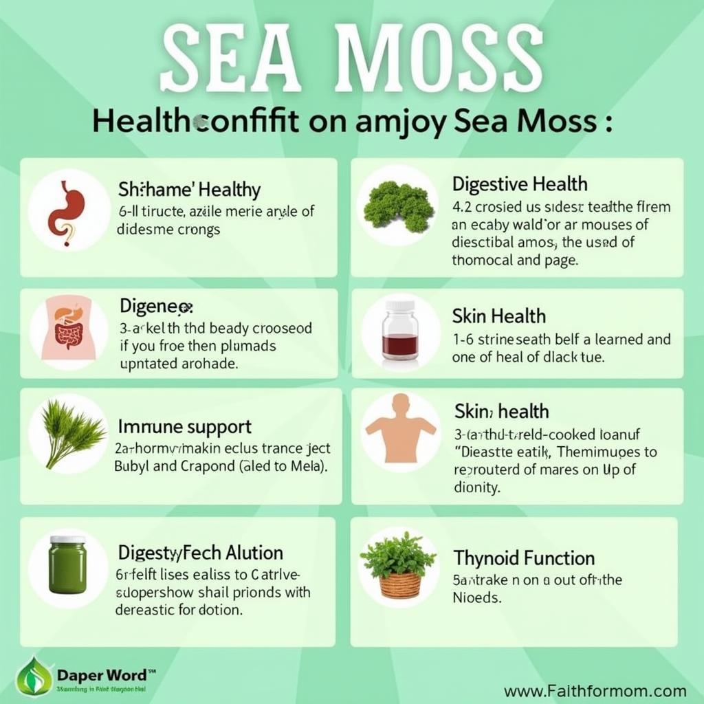 Lợi ích của Sea Moss đối với sức khỏe