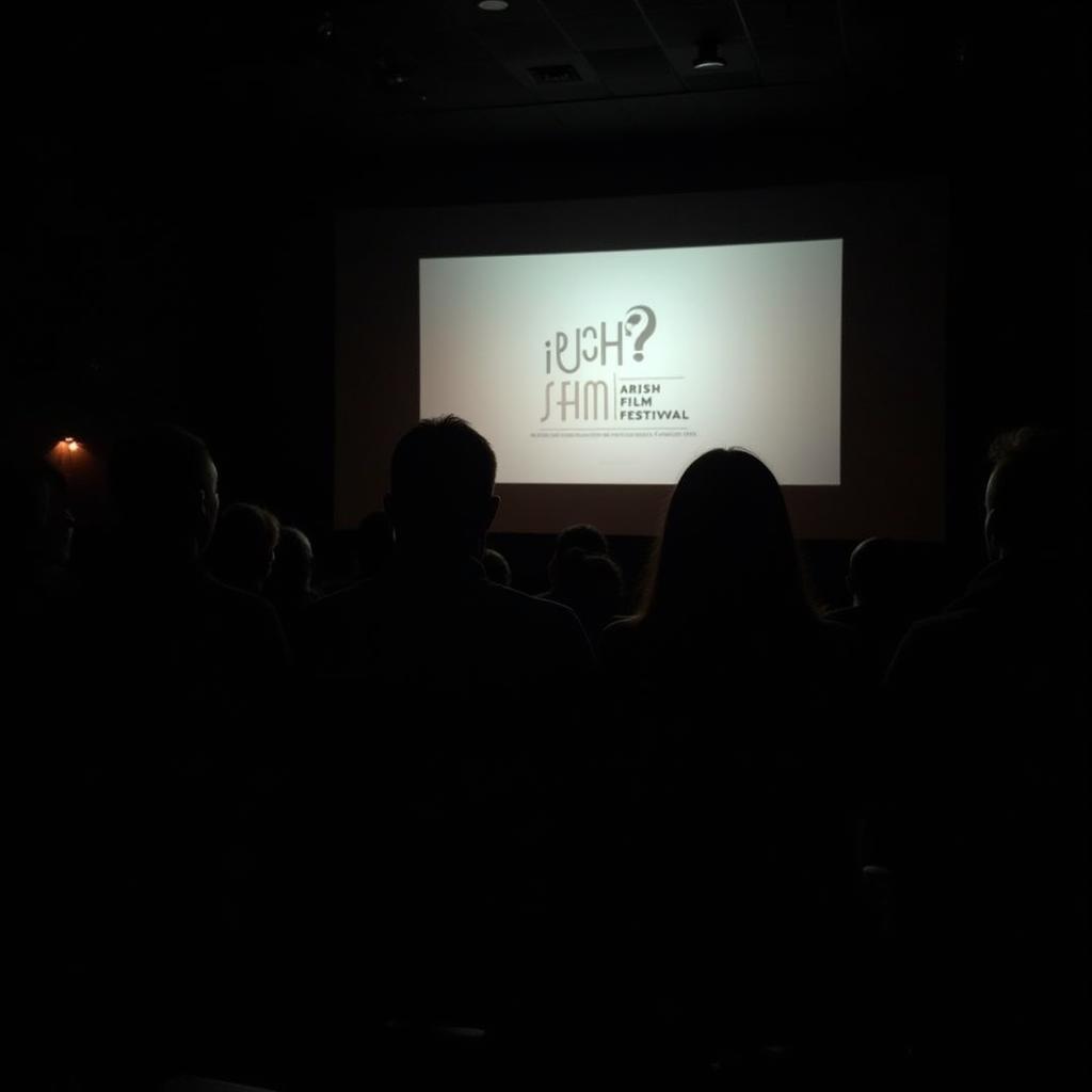 A film screening at the Los Angeles Irish Film Festival.