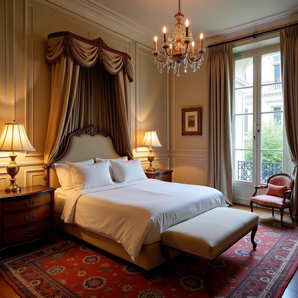 L'Wren Scott's Paris Apartment Bedroom