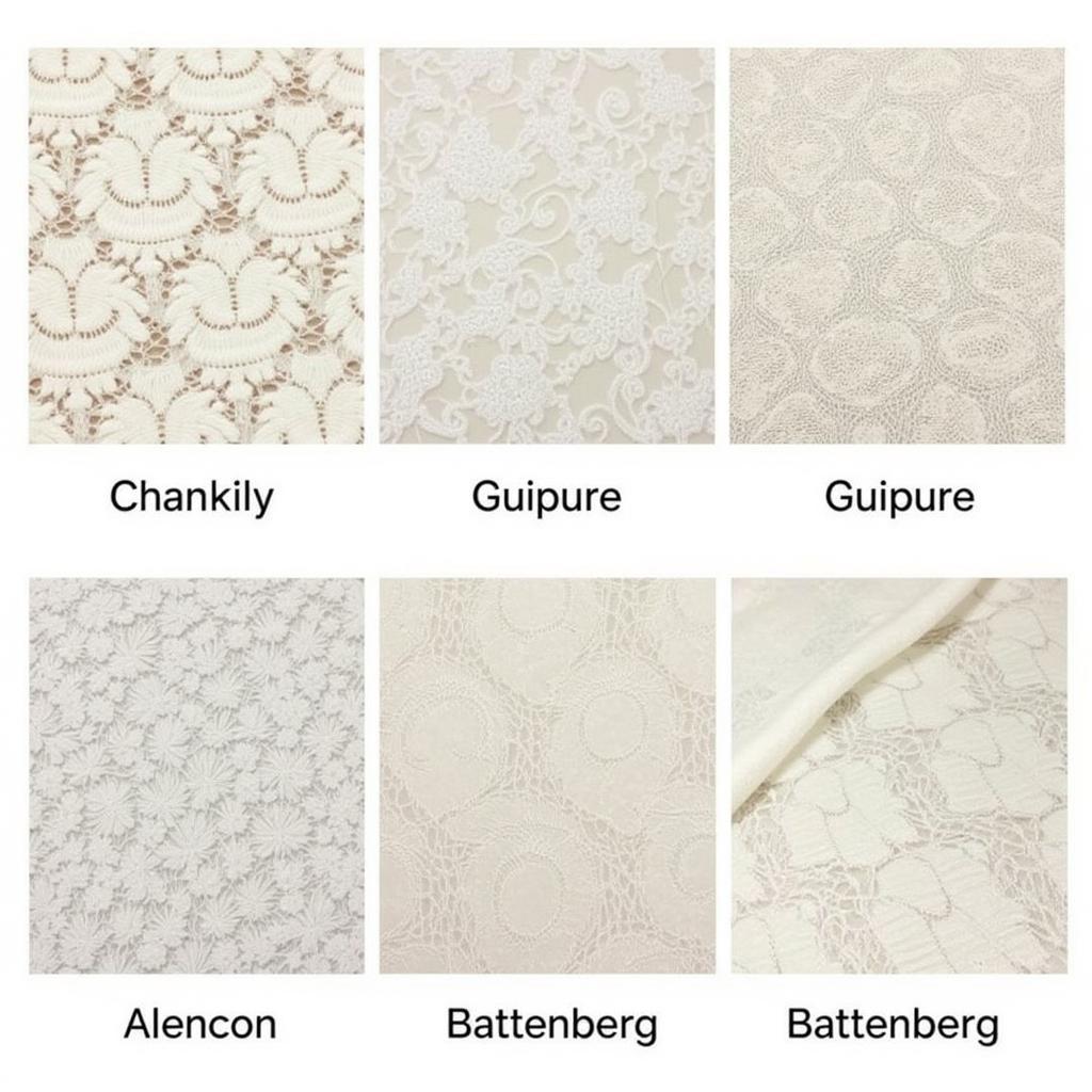 Lydia's Lace Fabric Varieties