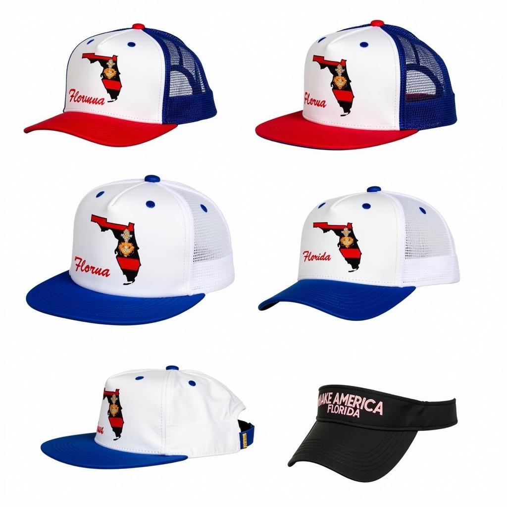 Various Make America Florida Hat Styles