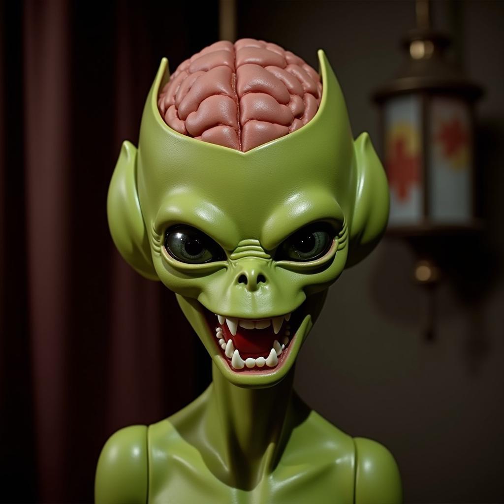 Mars Attacks Puppet in Tim Burton's Film