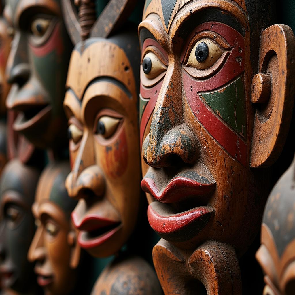 Authentic Asian Tribal Masks: Identifying Key Characteristics