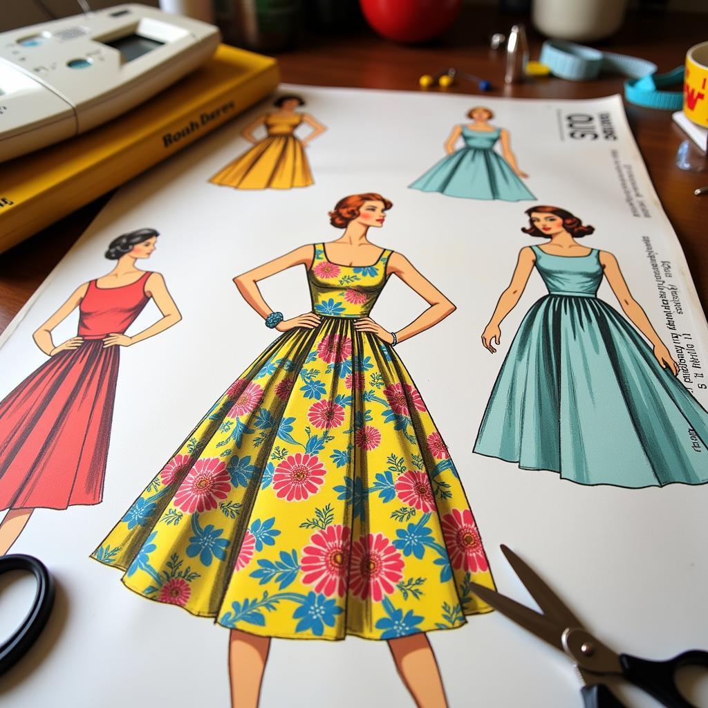 1960s A-Line Dress Patterns