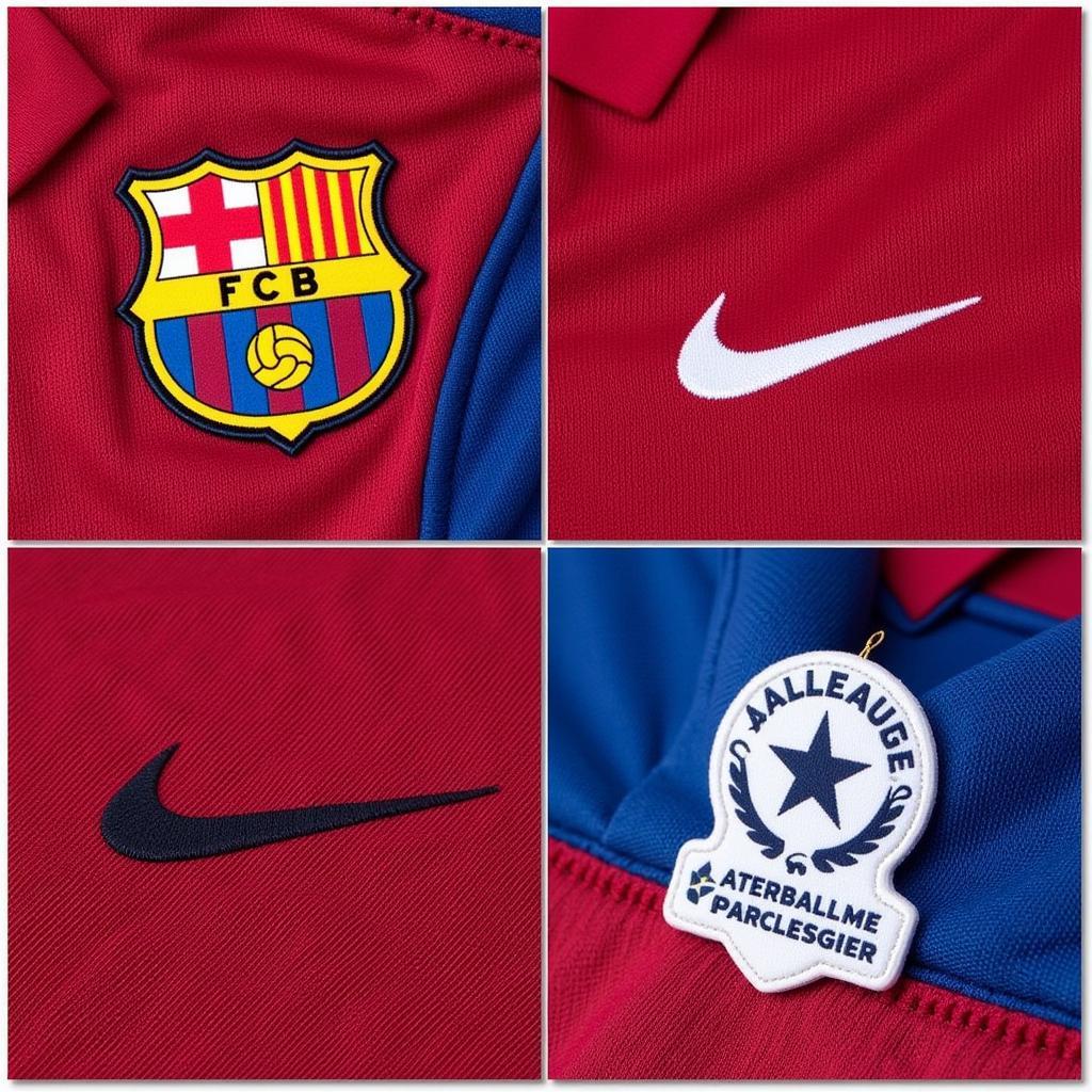 Messi Barcelona Jersey 2014 Detail View